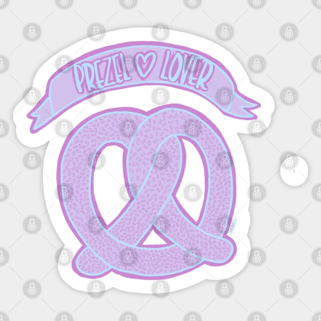 Pretzel Lover (transparent) Sticker by MailoniKat